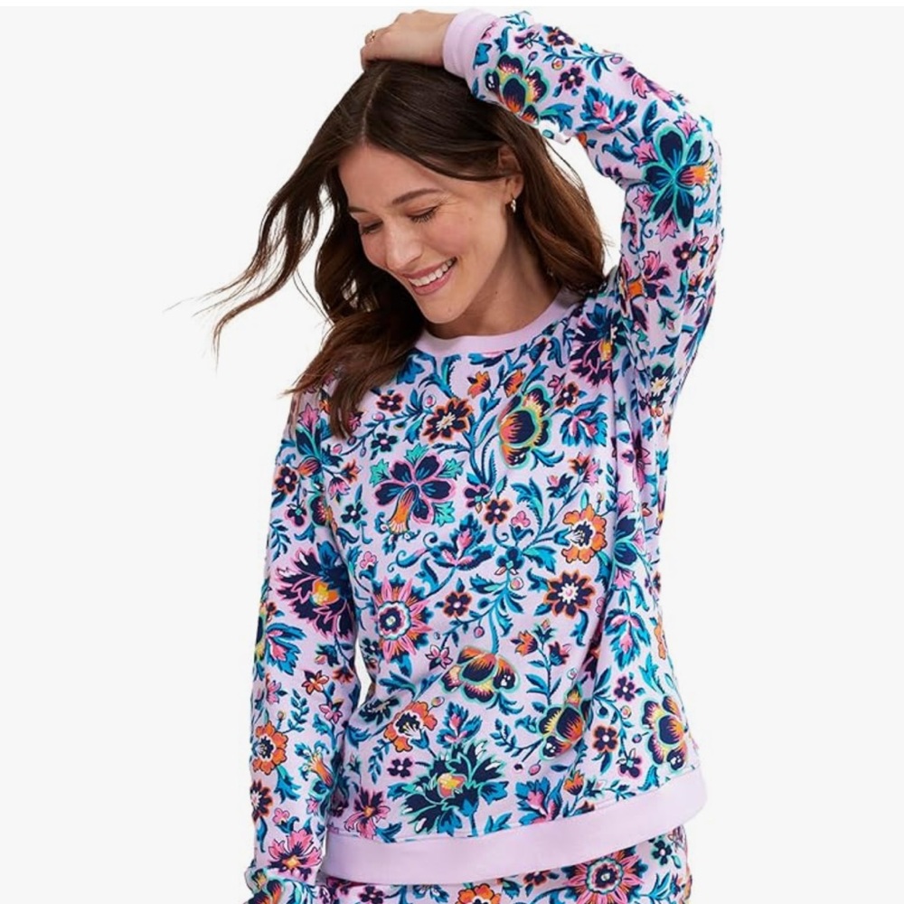 Vera Bradley French Terry Drop Shoulder Sweatshirt